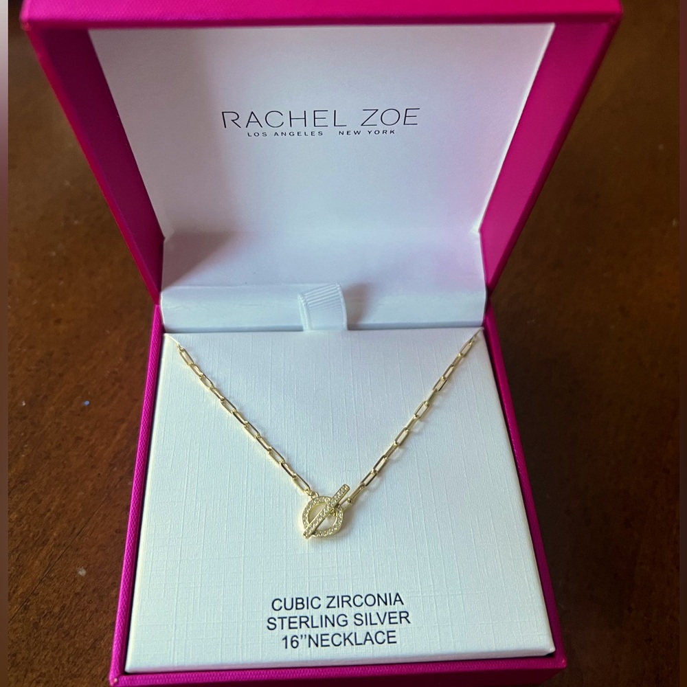 Rachel Zoe cubic zirconia necklace